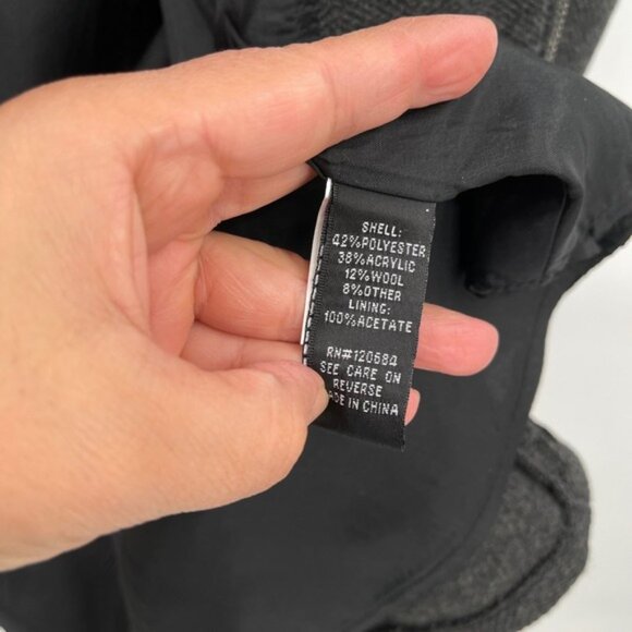 Torrid Womens Double Breasted Military Style Coat Dark Gray Size 3 - Picture 9 of 12